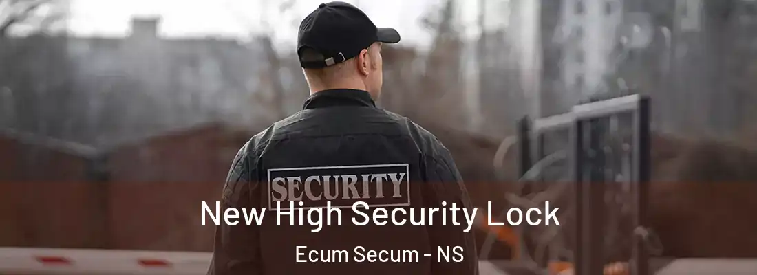 New High Security Lock Ecum Secum - NS