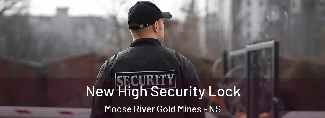  New High Security Lock Moose River Gold Mines - NS