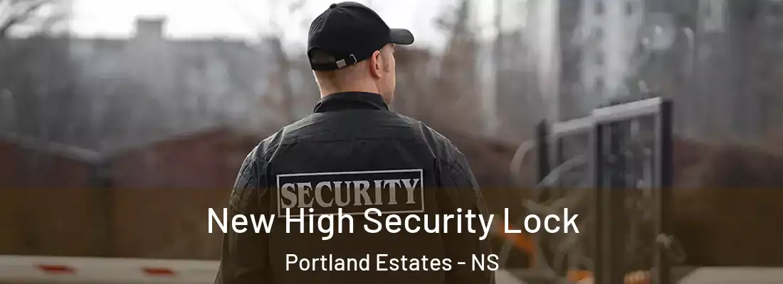New High Security Lock Portland Estates - NS