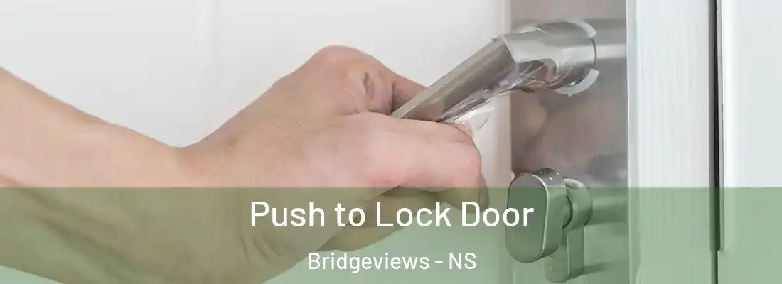 Push to Lock Door Bridgeviews - NS