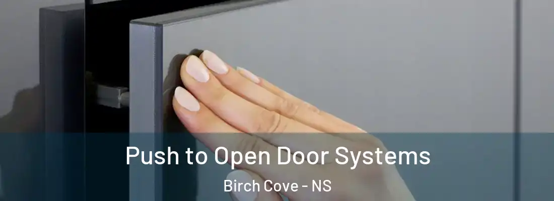 Push to Open Door Systems Birch Cove - NS