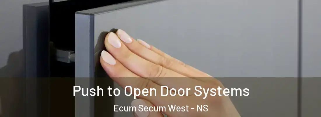 Push to Open Door Systems Ecum Secum West - NS