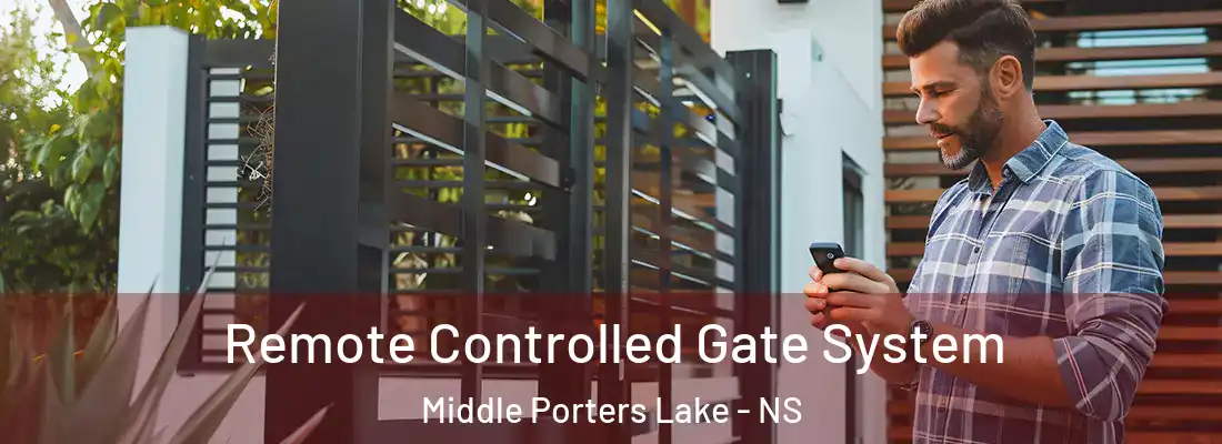 Remote Controlled Gate System Middle Porters Lake - NS