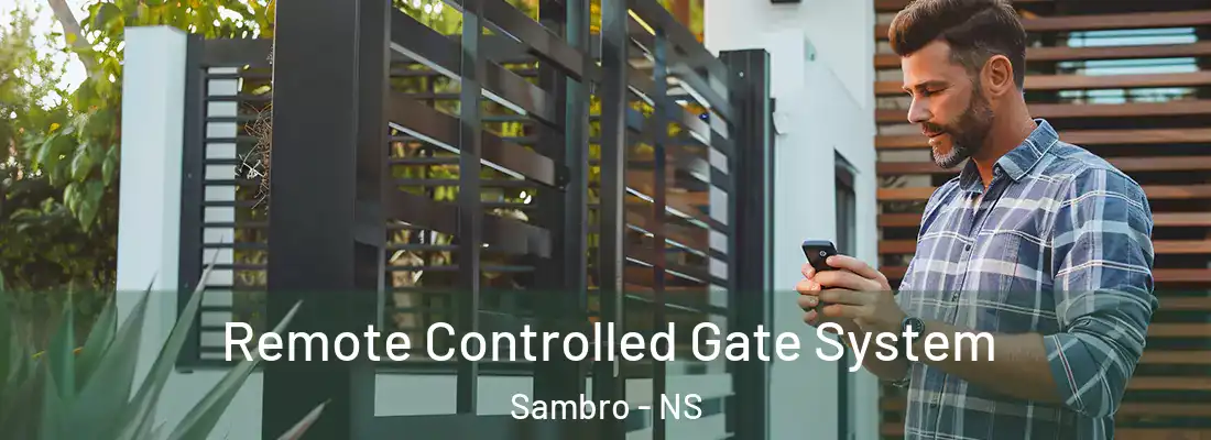 Remote Controlled Gate System Sambro - NS