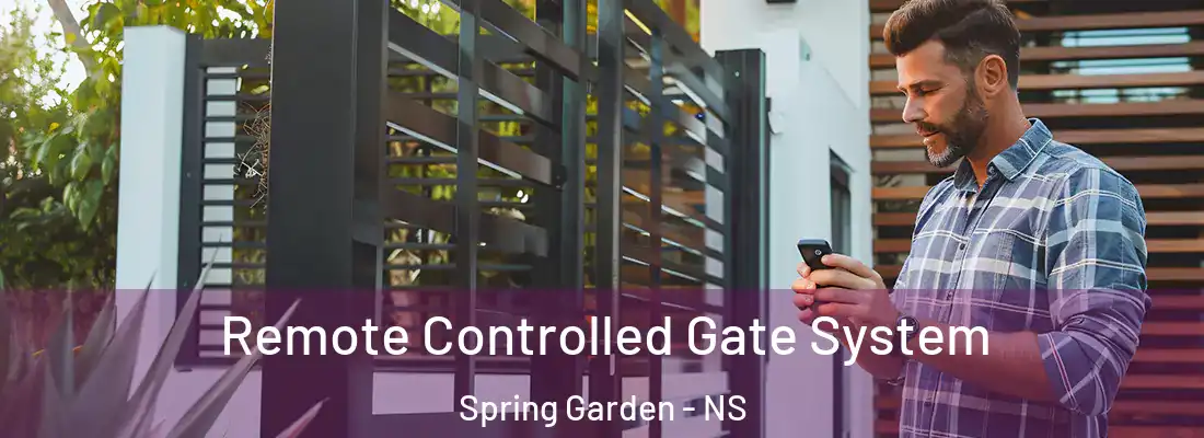 Remote Controlled Gate System Spring Garden - NS