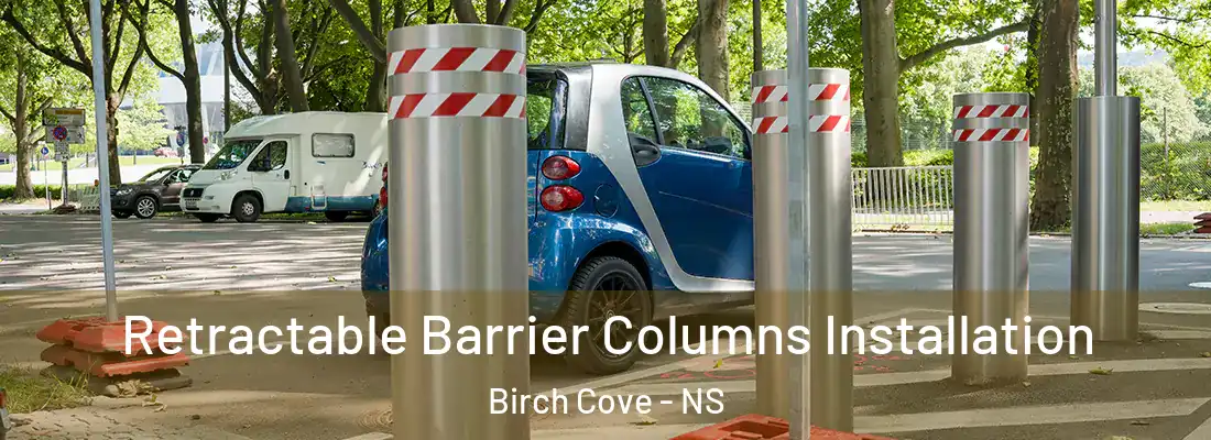 Retractable Barrier Columns Installation Birch Cove - NS