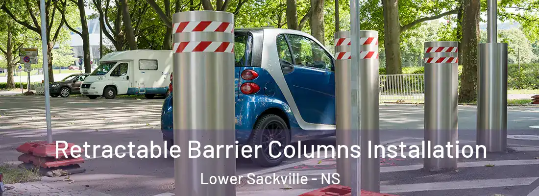  Retractable Barrier Columns Installation Lower Sackville - NS