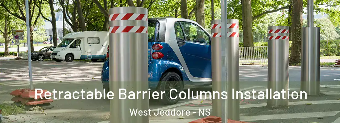 Retractable Barrier Columns Installation West Jeddore - NS