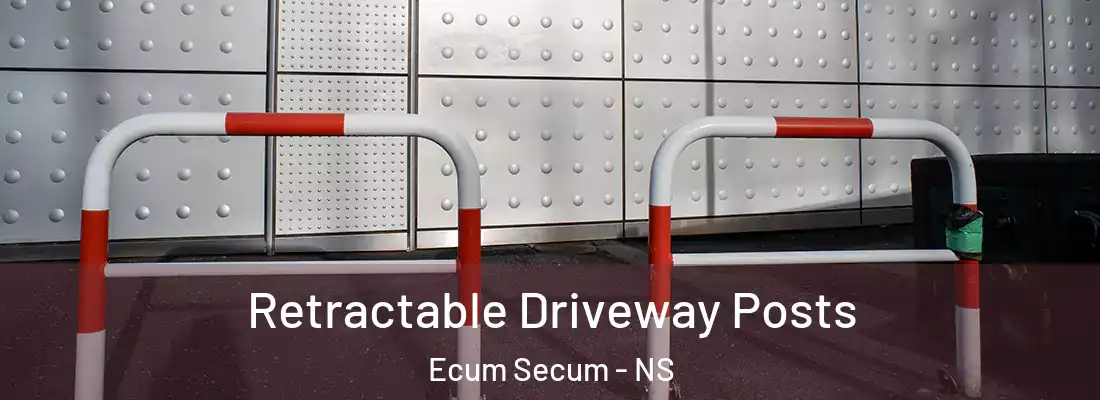 Retractable Driveway Posts Ecum Secum - NS