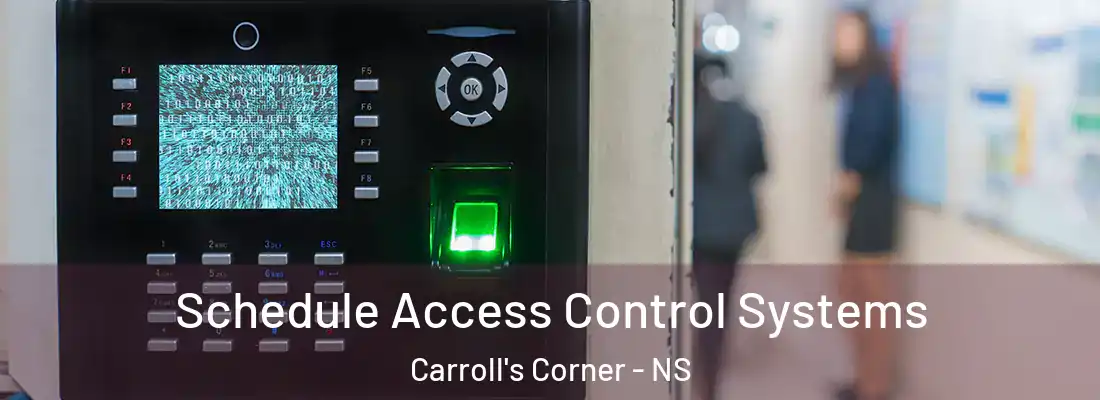 Schedule Access Control Systems Carroll's Corner - NS