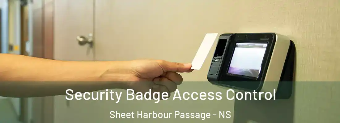 Security Badge Access Control Sheet Harbour Passage - NS