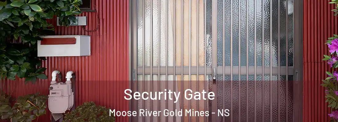 Security Gate Moose River Gold Mines - NS