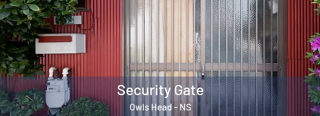 Security Gate Owls Head - NS