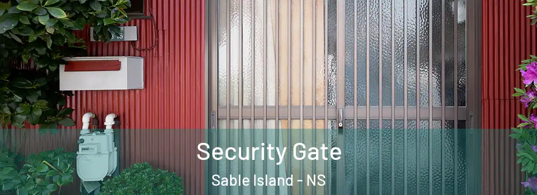 Security Gate Sable Island - NS