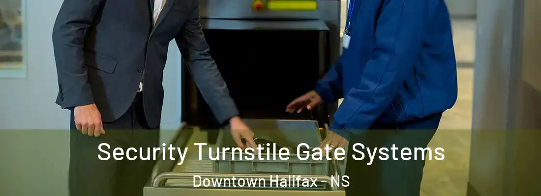 Security Turnstile Gate Systems Downtown Halifax - NS