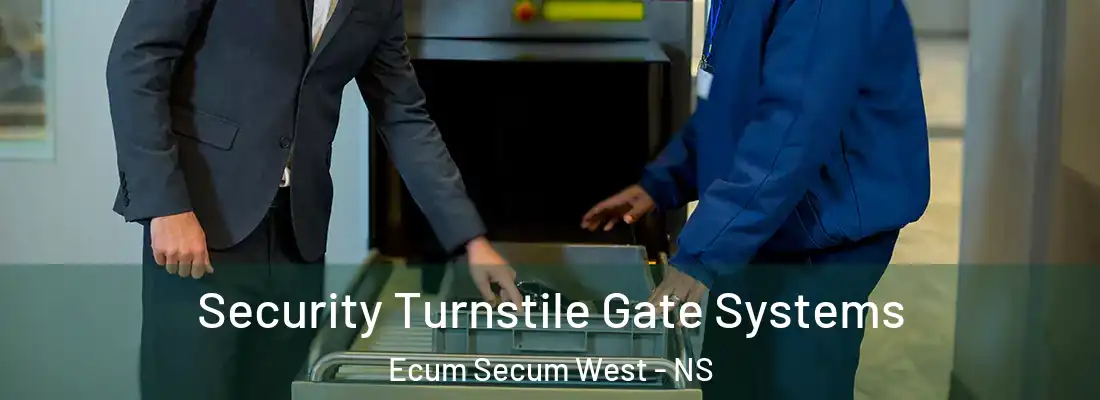  Security Turnstile Gate Systems Ecum Secum West - NS