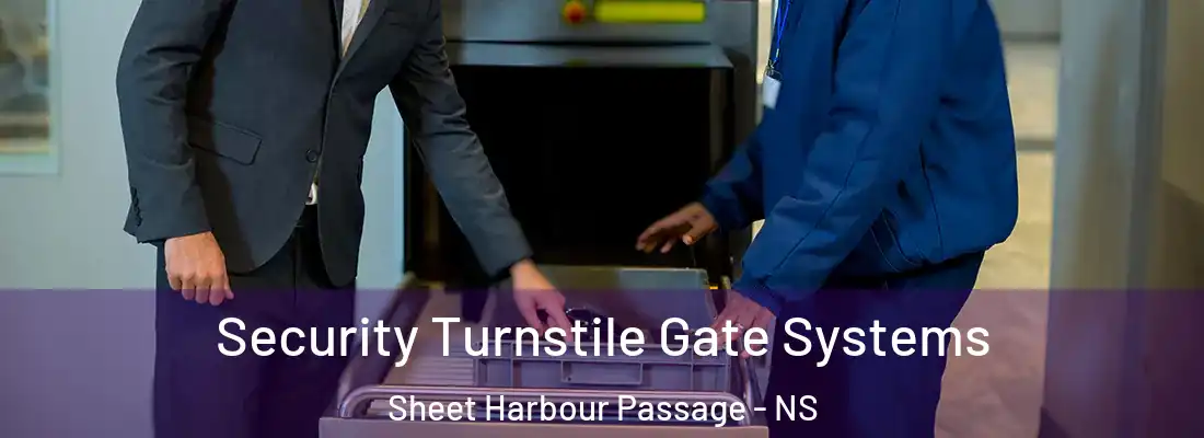 Security Turnstile Gate Systems Sheet Harbour Passage - NS