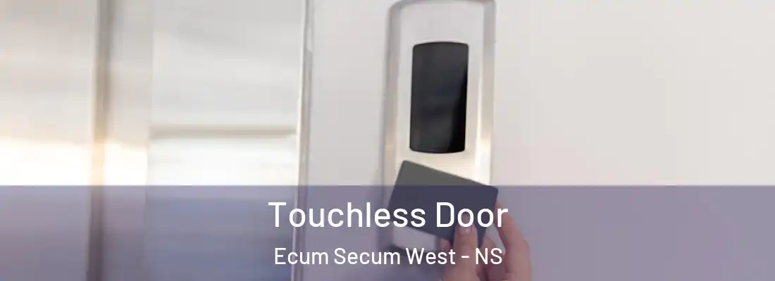 Touchless Door Ecum Secum West - NS